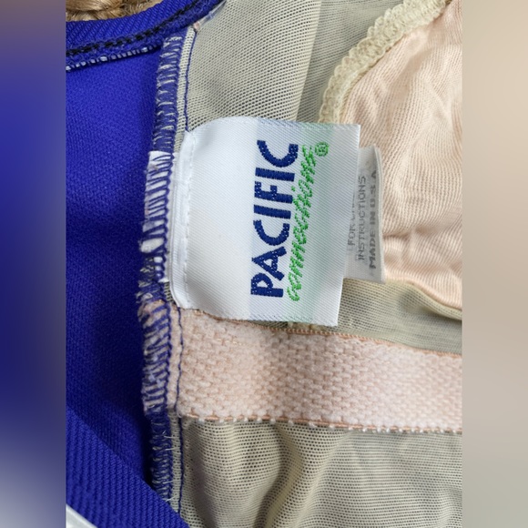 Vintage Cobalt Blue Bathing Suit See Measurements for size - Picture 11 of 12